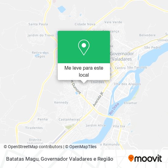 Batatas Magu mapa