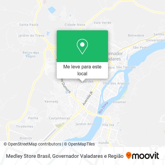 Medley Store Brasil mapa
