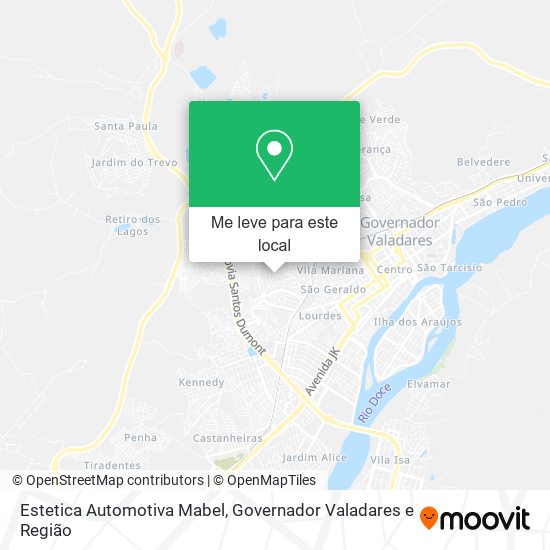 Estetica Automotiva Mabel mapa