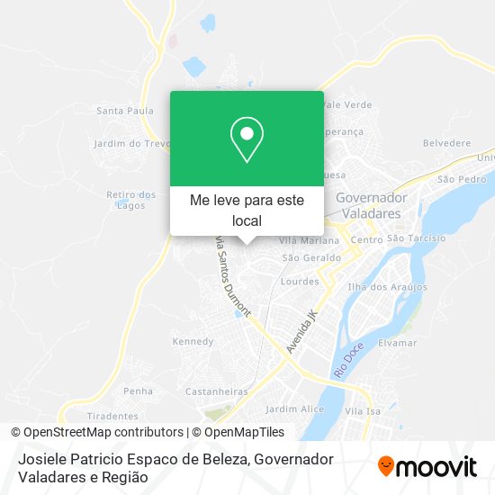 Josiele Patricio Espaco de Beleza mapa