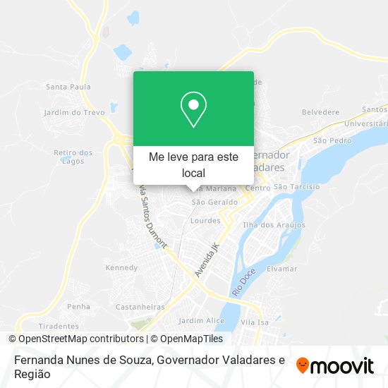 Fernanda Nunes de Souza mapa