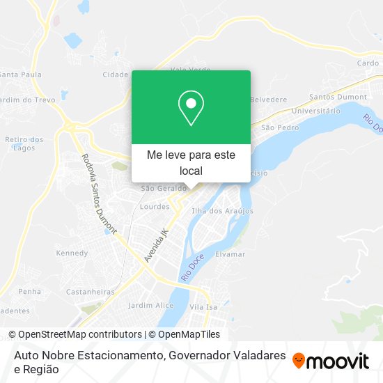 Auto Nobre Estacionamento mapa