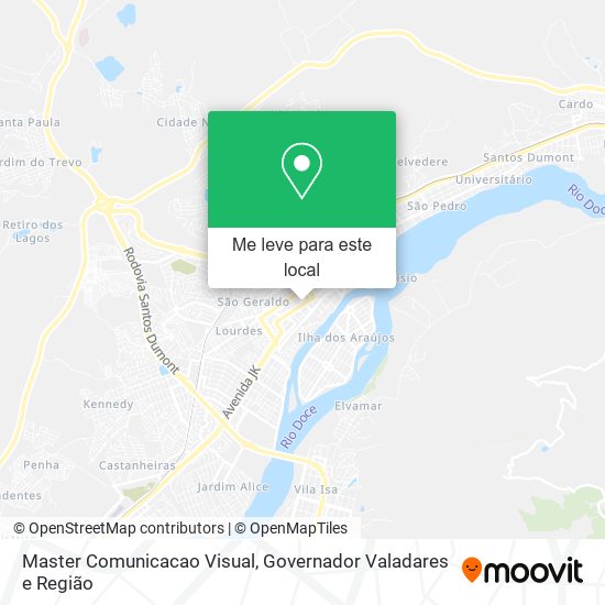 Master Comunicacao Visual mapa