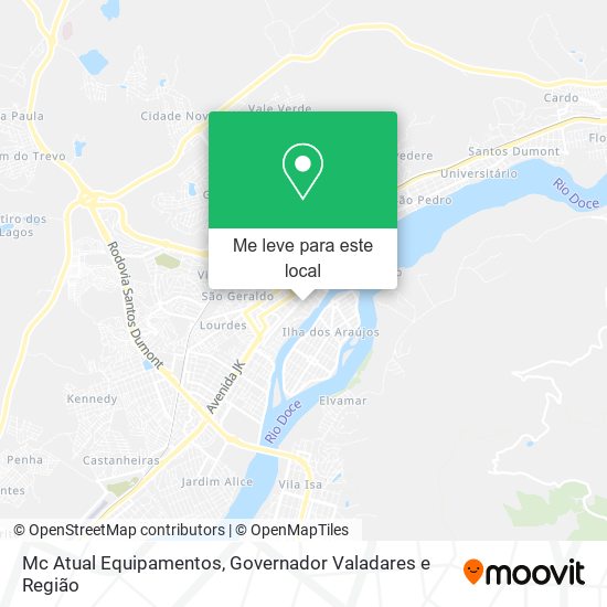 Mc Atual Equipamentos mapa