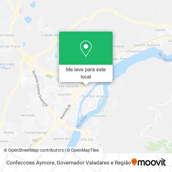 Confeccoes Aymore mapa
