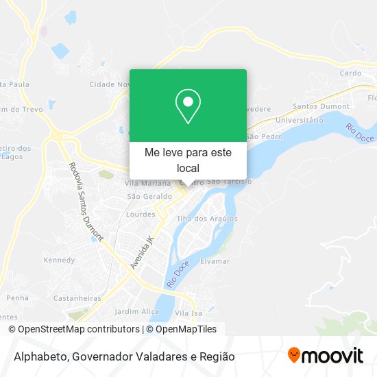 Alphabeto mapa