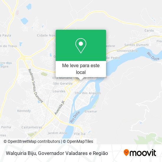 Walquiria Biju mapa