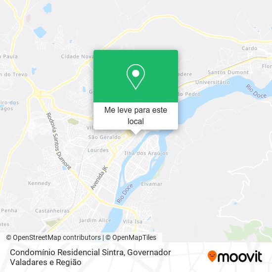 Condomínio Residencial Sintra mapa