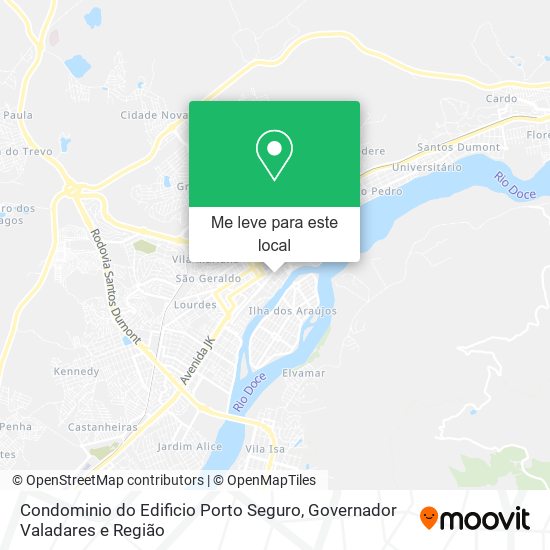 Condominio do Edificio Porto Seguro mapa