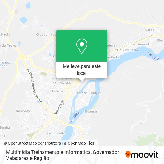 Multimidia Treinamento e Informatica mapa