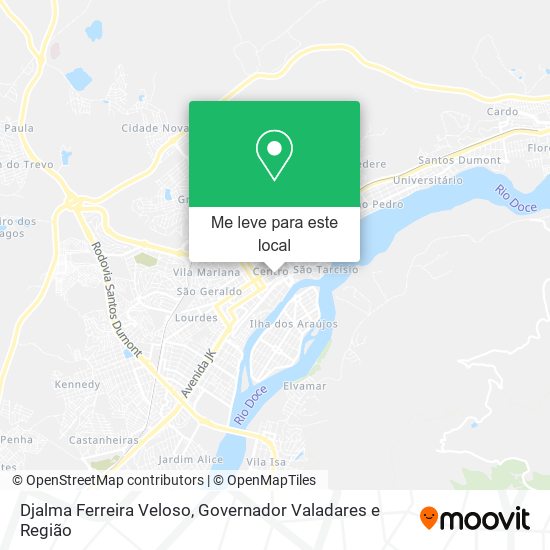 Djalma Ferreira Veloso mapa