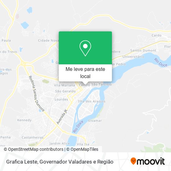 Grafica Leste mapa