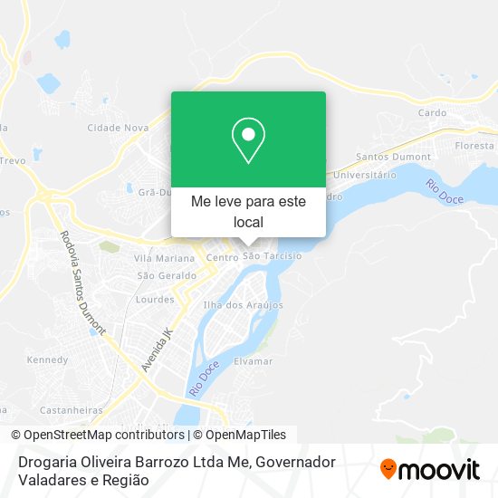 Drogaria Oliveira Barrozo Ltda Me mapa