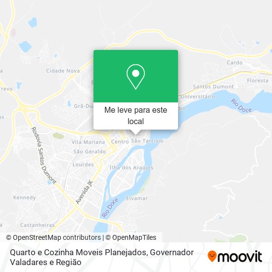 Quarto e Cozinha Moveis Planejados mapa