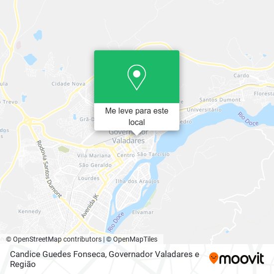Candice Guedes Fonseca mapa