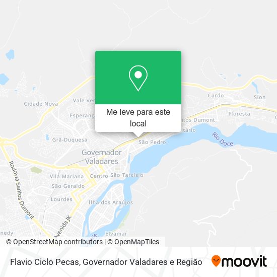Flavio Ciclo Pecas mapa