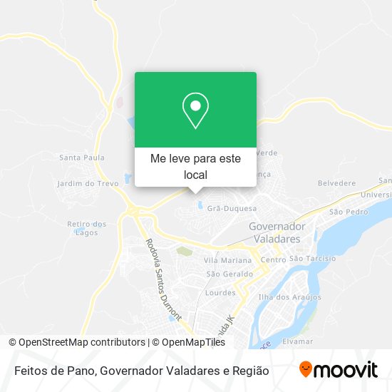 Feitos de Pano mapa