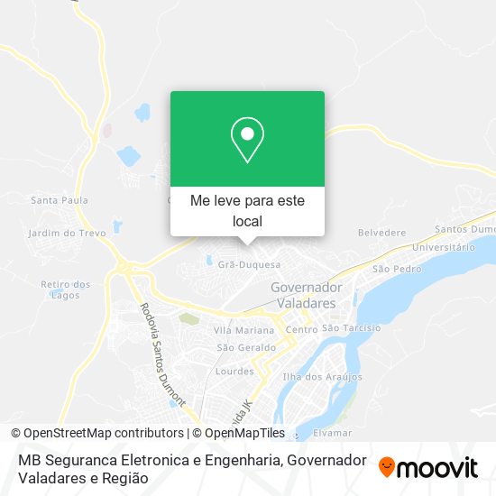 MB Seguranca Eletronica e Engenharia mapa