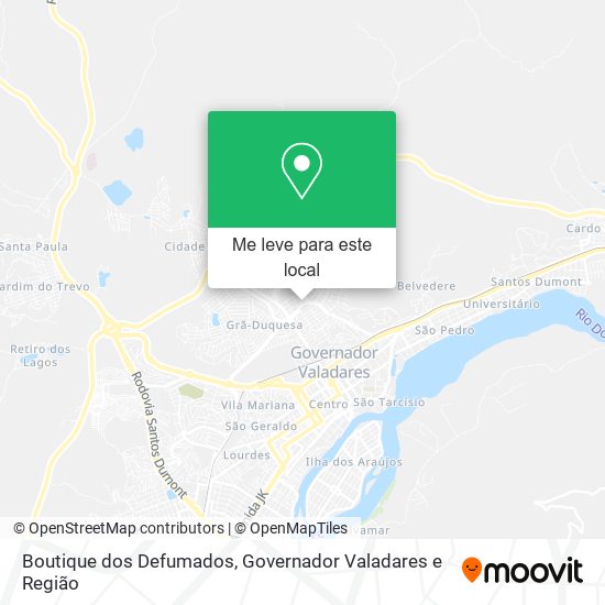 Boutique dos Defumados mapa