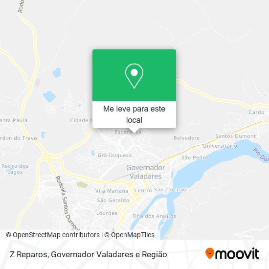 Z Reparos mapa