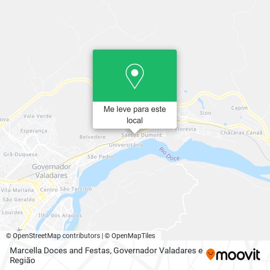 Marcella Doces and Festas mapa