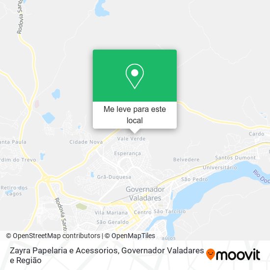 Zayra Papelaria e Acessorios mapa