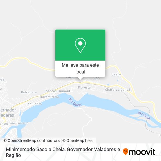 Minimercado Sacola Cheia mapa