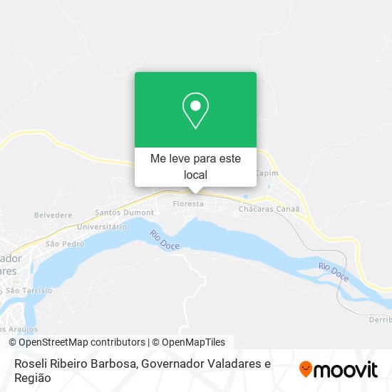 Roseli Ribeiro Barbosa mapa