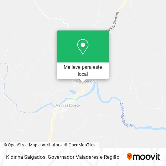 Kidinha Salgados mapa