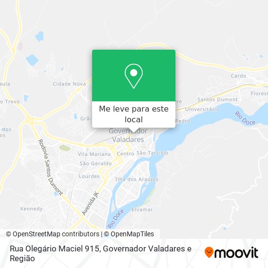 Rua Olegário Maciel 915 mapa