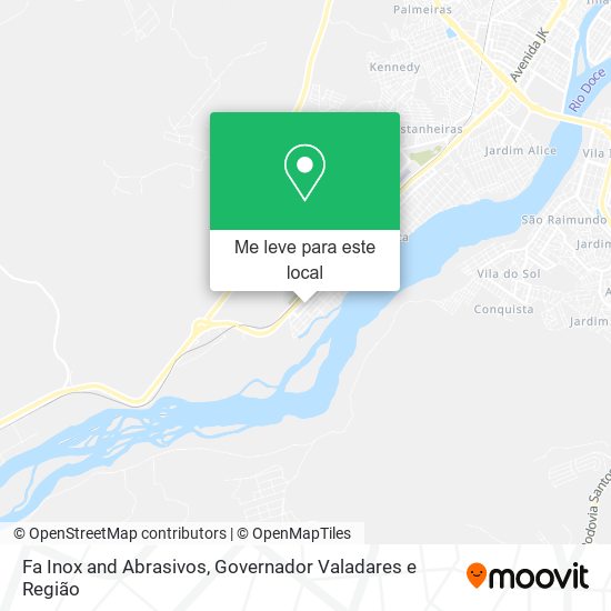 Fa Inox and Abrasivos mapa