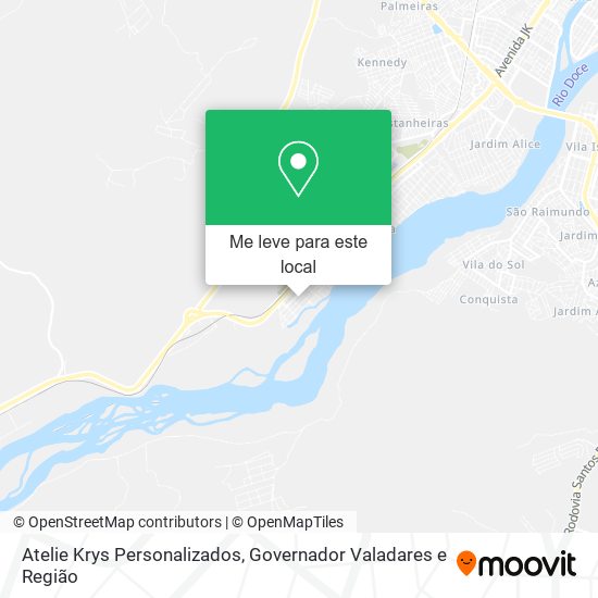 Atelie Krys Personalizados mapa