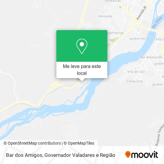 Bar dos Amigos mapa