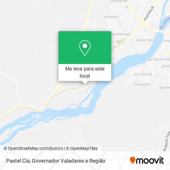 Pastel Cia mapa