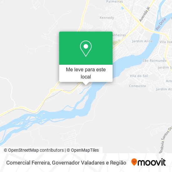 Comercial Ferreira mapa