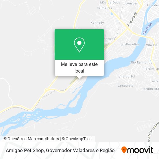 Amigao Pet Shop mapa