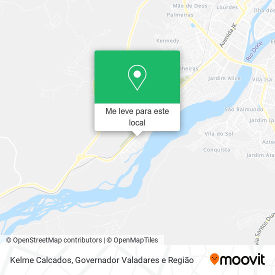 Kelme Calcados mapa