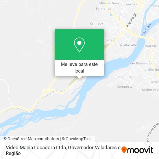 Video Mania Locadora Ltda mapa