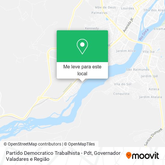 Partido Democratico Trabalhista - Pdt mapa