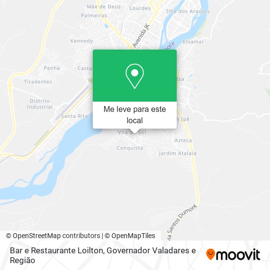 Bar e Restaurante Loilton mapa