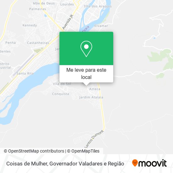 Coisas de Mulher mapa