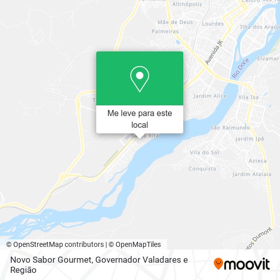Novo Sabor Gourmet mapa