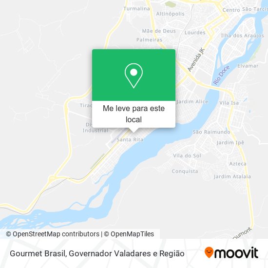 Gourmet Brasil mapa