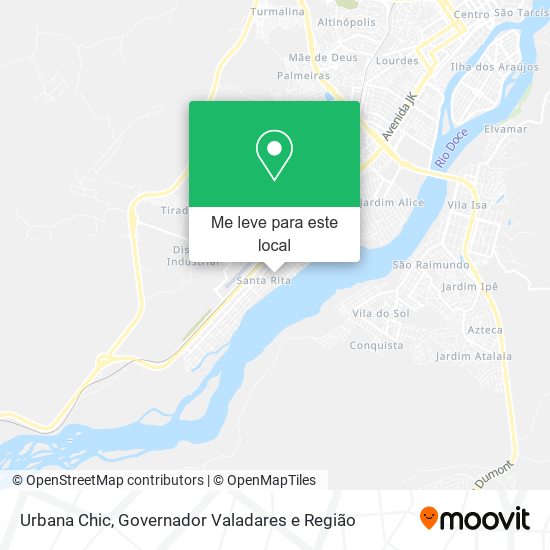 Urbana Chic mapa