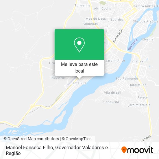 Manoel Fonseca Filho mapa