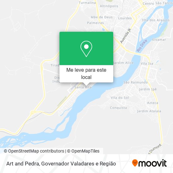 Art and Pedra mapa