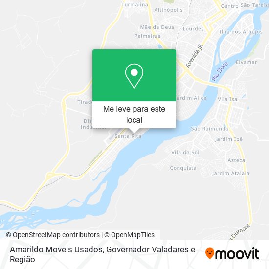 Amarildo Moveis Usados mapa