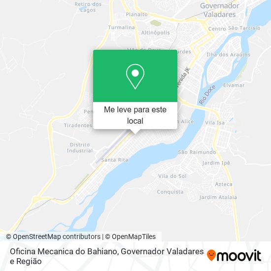 Oficina Mecanica do Bahiano mapa