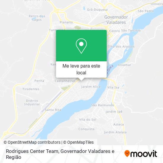 Rodrigues Center Team mapa