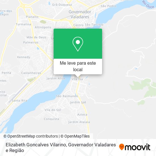 Elizabeth Goncalves Vilarino mapa